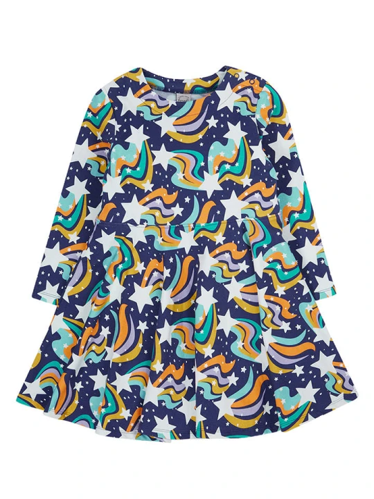 Zdjęcie produktu Frugi Sukienka "Cosy Skater" ze wzorem rozmiar: 128/134
