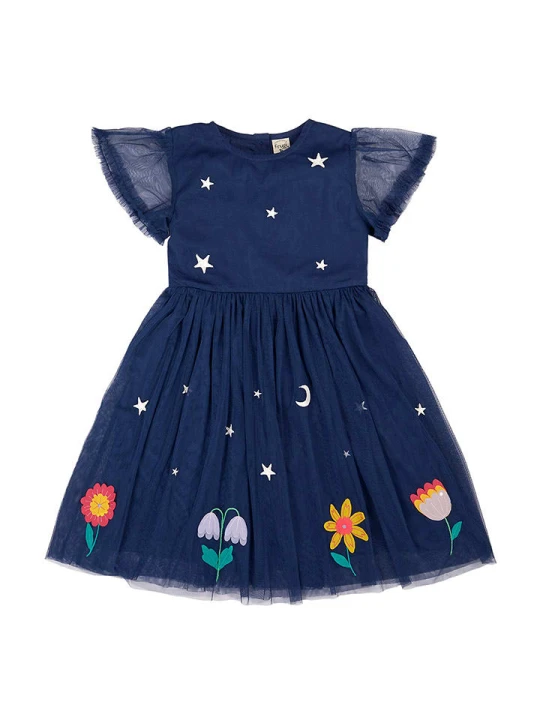 Zdjęcie produktu Frugi Sukienka "Penny" w kolorze niebieskim rozmiar: 92 / 98