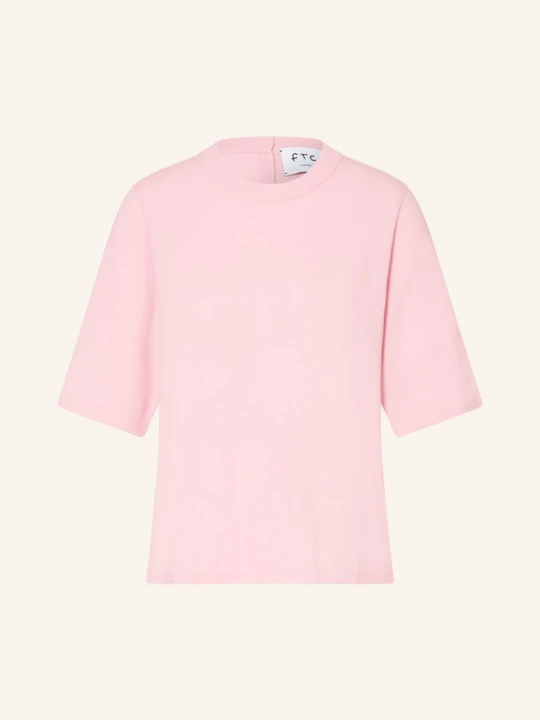 Zdjęcie produktu Ftc Cashmere Dzianinowa Koszulka Z Kaszmiru rosa RÓŻOWY