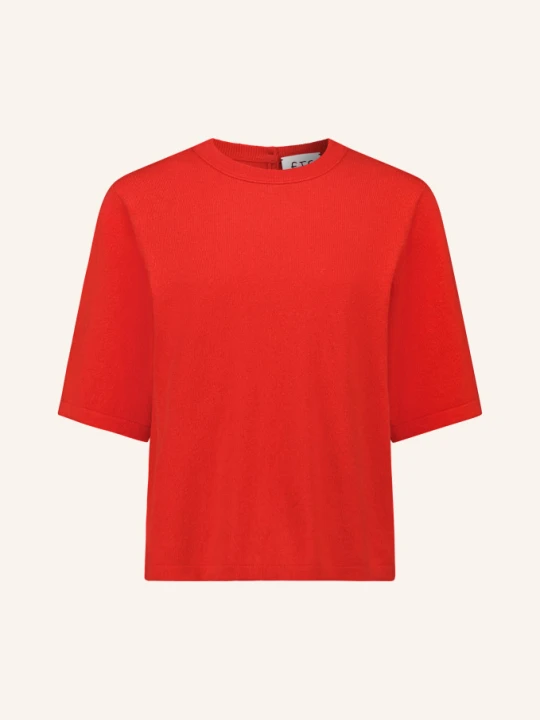 Zdjęcie produktu Ftc Cashmere Dzianinowa Koszulka Z Kaszmiru rot CZERWONY