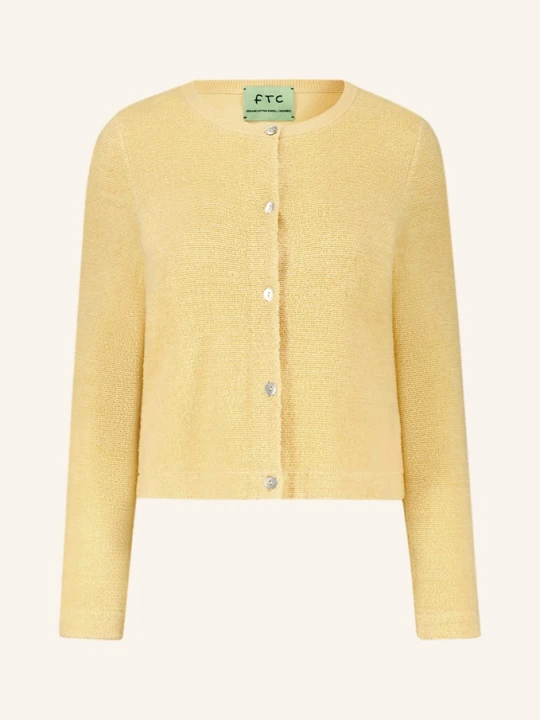 Zdjęcie produktu Ftc Cashmere Kardigan gelb ŻÓŁTY