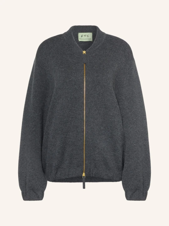Zdjęcie produktu Ftc Cashmere Kardigan grau CZIEMNOSZARY
