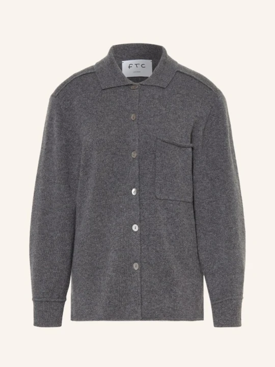 Zdjęcie produktu Ftc Cashmere Kardigan Z Kaszmiru grau CZIEMNOSZARY