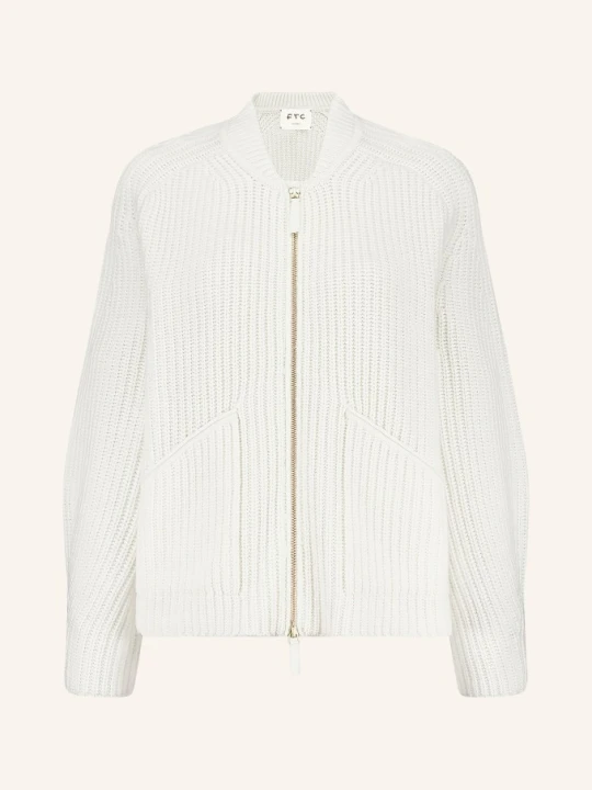 Zdjęcie produktu Ftc Cashmere Kardigan Z Kaszmiru weiss KREMOWY