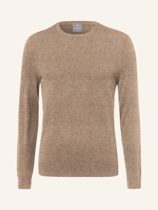Zdjęcie produktu Ftc Cashmere Sweter Z Kaszmiru beige BRĄZOWY
