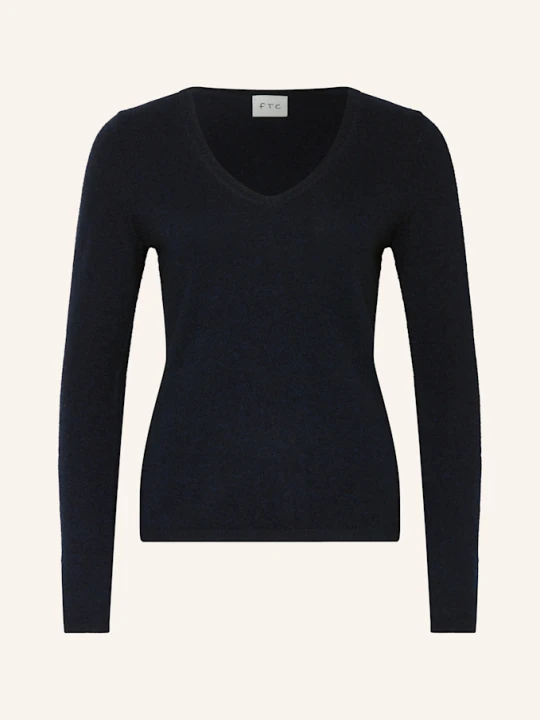 Zdjęcie produktu Ftc Cashmere Sweter Z Kaszmiru blau GRANATOWY