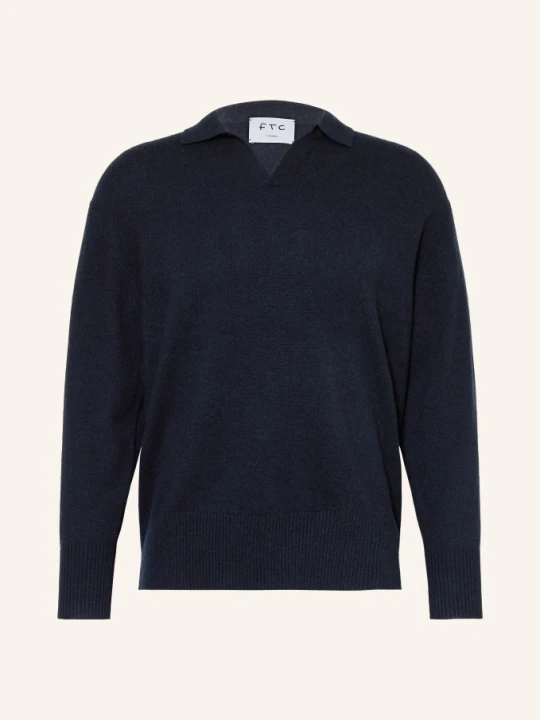 Zdjęcie produktu Ftc Cashmere Sweter Z Kaszmiru blau GRANATOWY