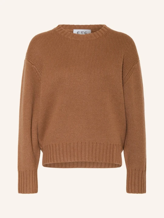Zdjęcie produktu Ftc Cashmere Sweter Z Kaszmiru braun BRĄZOWY