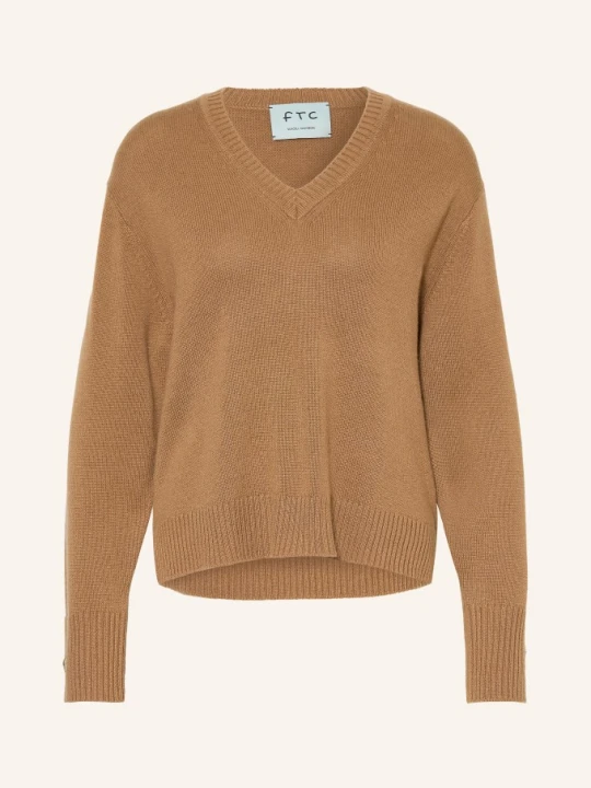 Zdjęcie produktu Ftc Cashmere Sweter Z Kaszmiru braun CAMELOWY