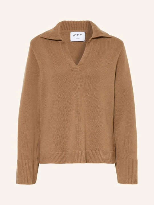 Zdjęcie produktu Ftc Cashmere Sweter Z Kaszmiru braun CAMELOWY