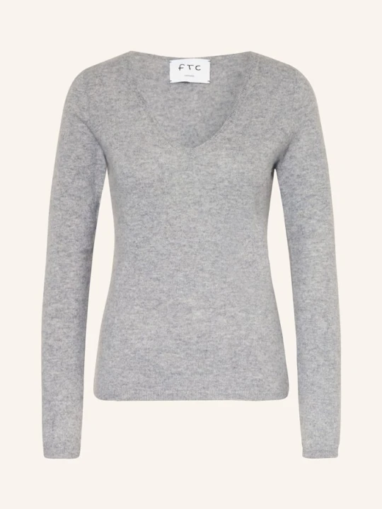 Zdjęcie produktu Ftc Cashmere Sweter Z Kaszmiru grau SZARY