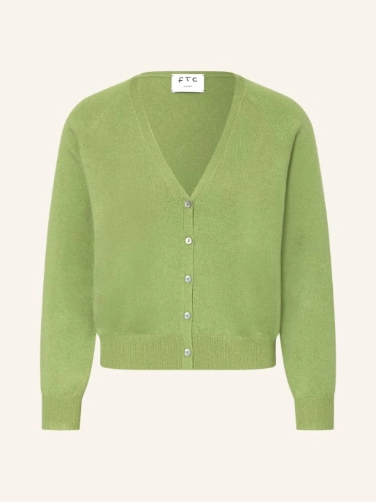 Zdjęcie produktu Ftc Cashmere Sweter Z Kaszmiru gruen ZIELONY
