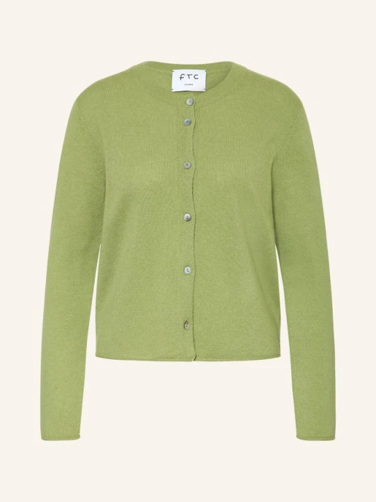 Zdjęcie produktu Ftc Cashmere Sweter Z Kaszmiru gruen ZIELONY