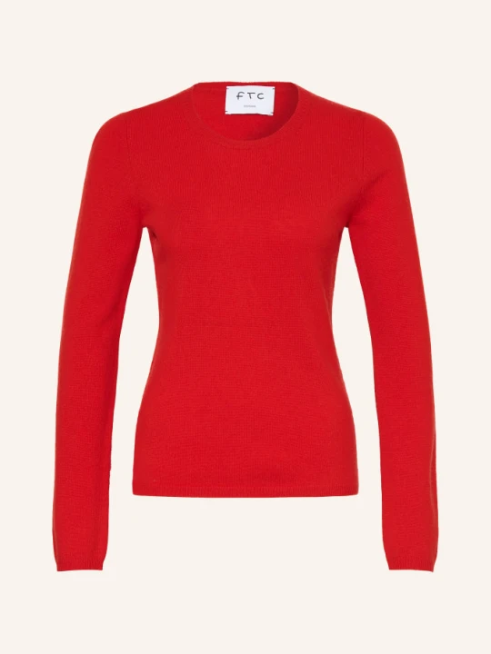 Zdjęcie produktu Ftc Cashmere Sweter Z Kaszmiru rot CZERWONY