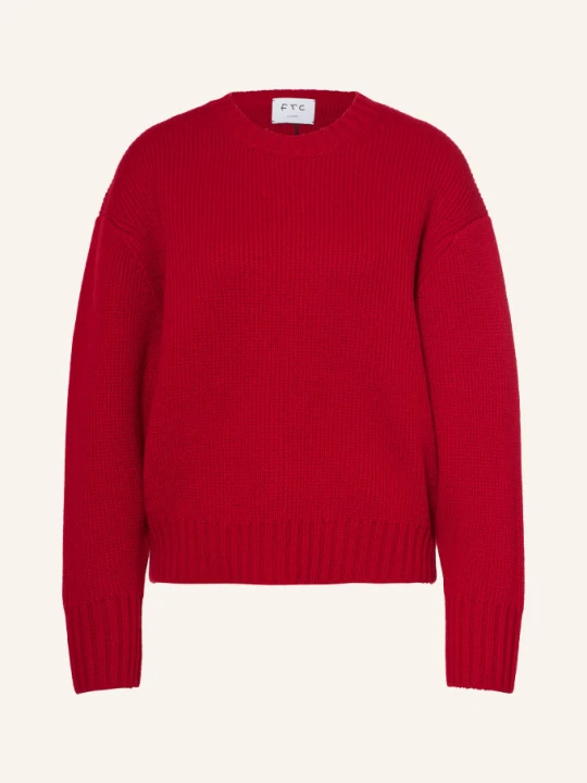 Zdjęcie produktu Ftc Cashmere Sweter Z Kaszmiru rot CZERWONY