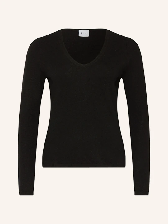 Zdjęcie produktu Ftc Cashmere Sweter Z Kaszmiru schwarz CZARNY