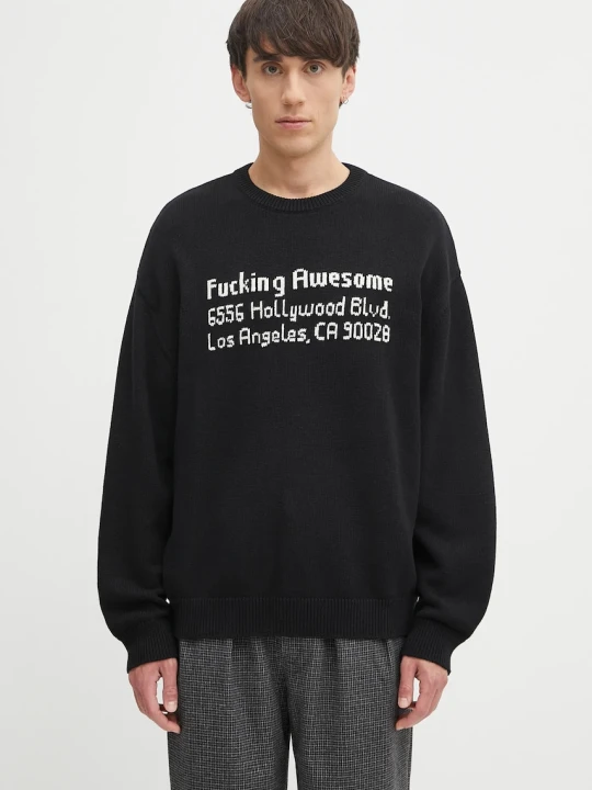Zdjęcie produktu Fucking Awesome sweter bawełniany FA Hollywood
