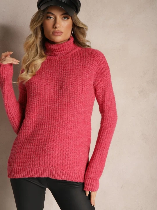 Zdjęcie produktu Fuksjowy Casualowy Golf Ertinna Miss Poem Różowy