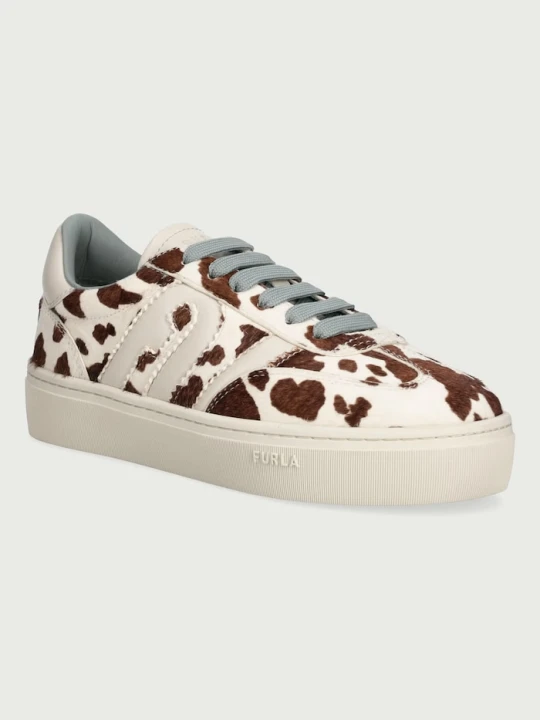 Zdjęcie produktu Furla Allegra sneakersy damskie skórzane beżowy