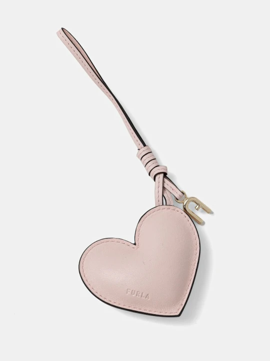 Zdjęcie produktu Furla brelok skórzany różowy