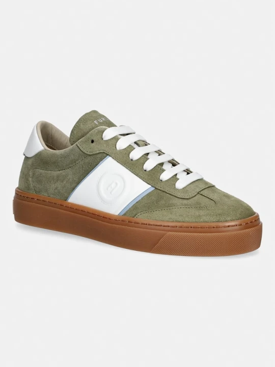 Zdjęcie produktu Furla Enjoy sneakersy damskie zamszowe zielony