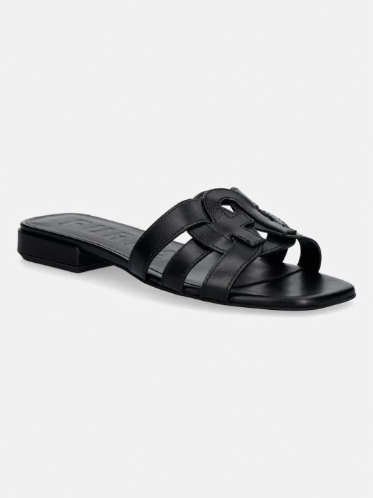 Zdjęcie produktu Furla klapki damskie skórzane Summer czarny