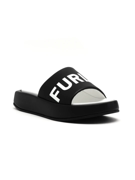 Zdjęcie produktu Furla Klapki REAL | z dodatkiem skóry czarny