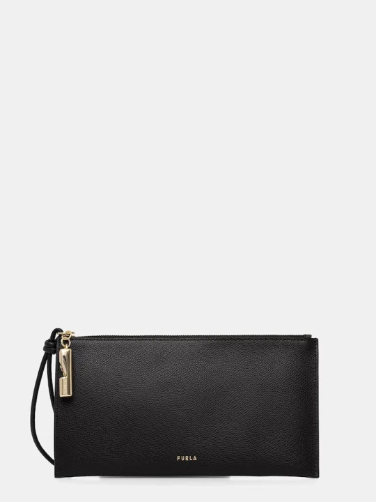 Zdjęcie produktu Furla kopertówka damska skórzana czarny