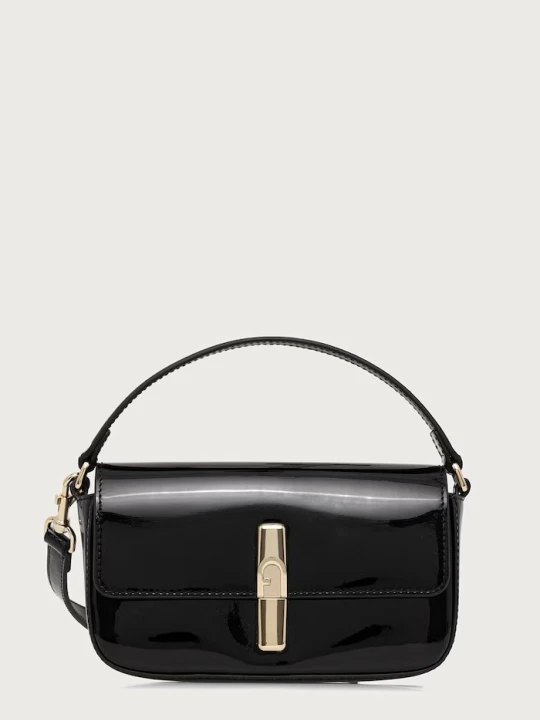 Zdjęcie produktu Furla listonoszka damska skórzana Iride Micro czarny