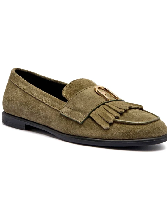 Zdjęcie produktu Furla Loafersy FURLA CHIC | zamsz zielony
