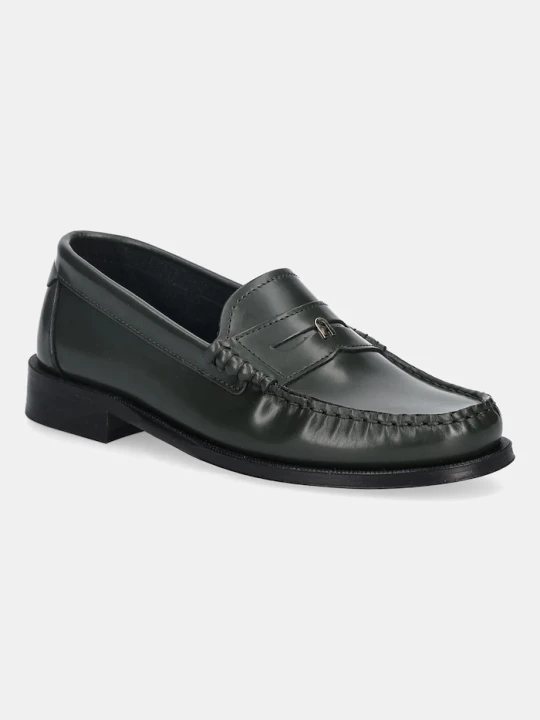 Zdjęcie produktu Furla mokasyny skórzane College Loafer zielony