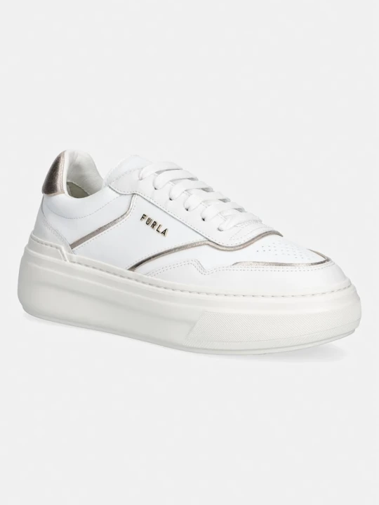 Zdjęcie produktu Furla Nuage sneakersy damskie skórzane biały