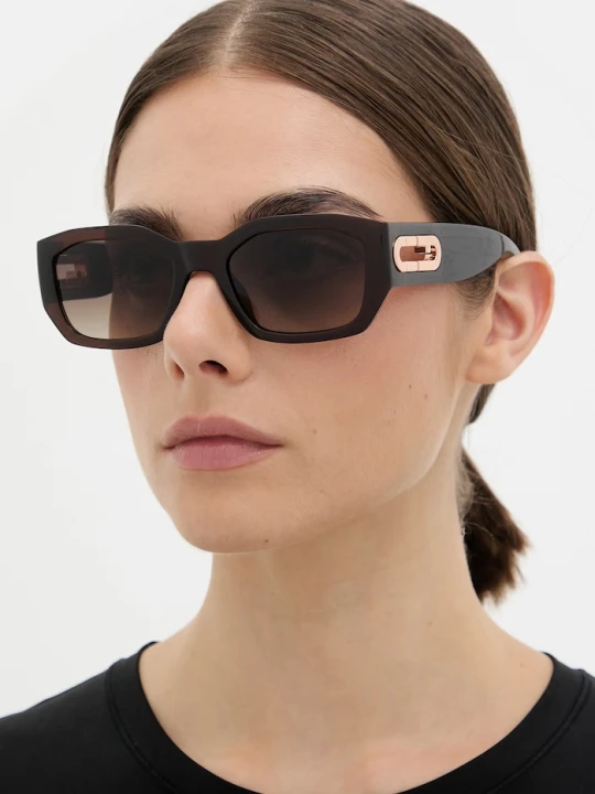 Zdjęcie produktu Furla okulary przeciwsłoneczne damskie brązowy