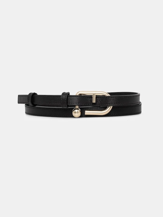 Zdjęcie produktu Furla pasek damski skórzany czarny