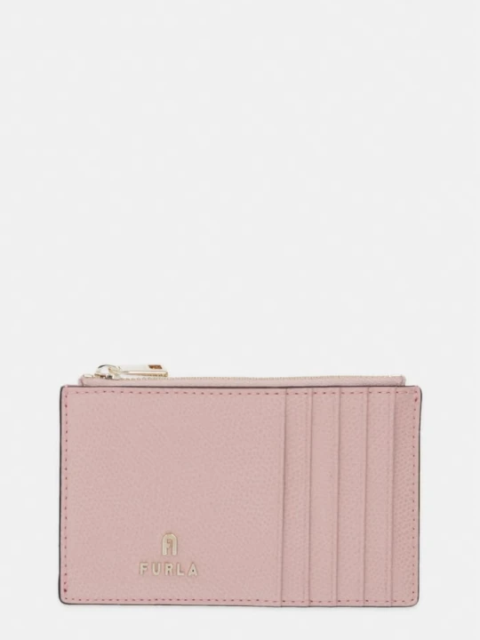 Zdjęcie produktu Furla portfel damski skórzany różowy