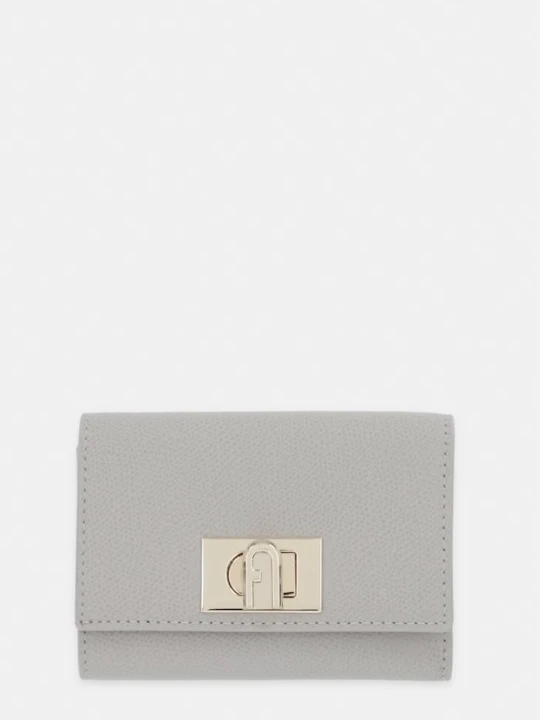 Zdjęcie produktu Furla portfel damski skórzany szary