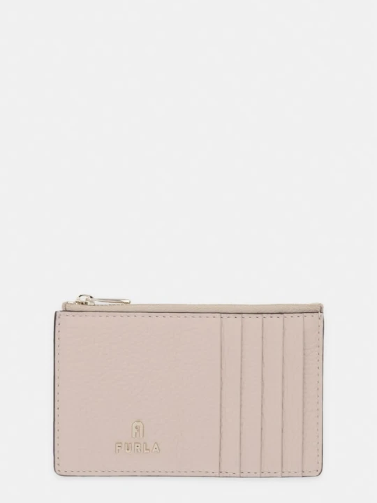 Zdjęcie produktu Furla portfel damski skórzany beżowy