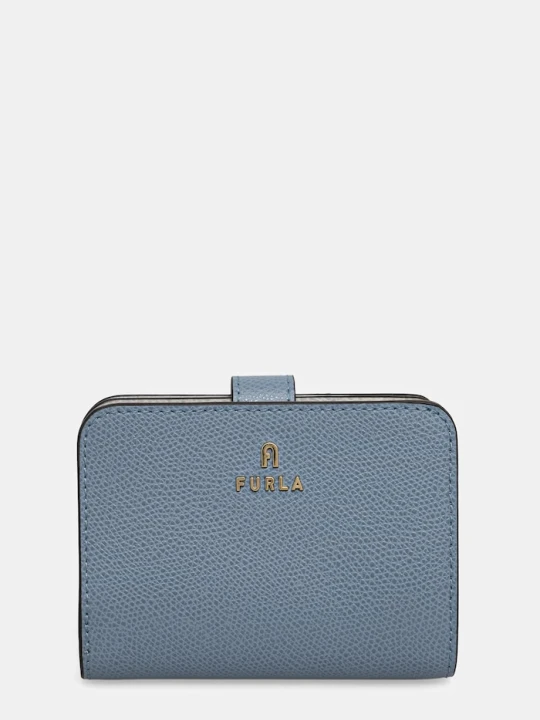 Zdjęcie produktu Furla portfel damski skórzany Camelia niebieski