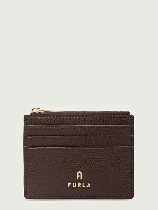 Zdjęcie produktu Furla portfel damski skórzany Camelia S brązowy