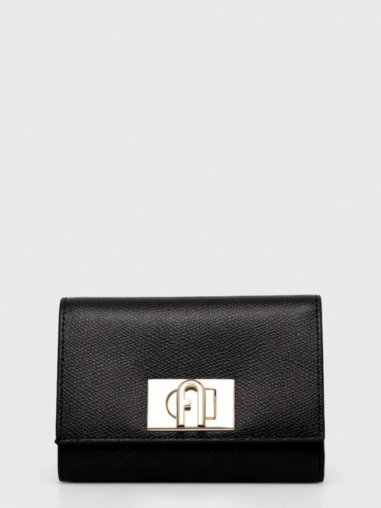 Zdjęcie produktu Furla portfel skórzany czarny