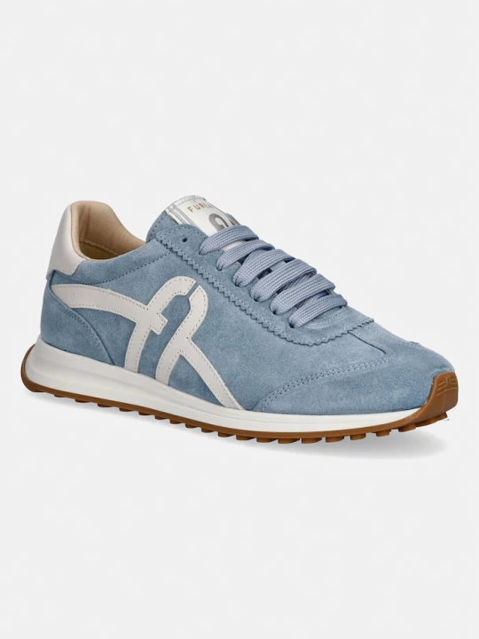 Zdjęcie produktu Furla Retro sneakersy damskie zamszowe niebieski