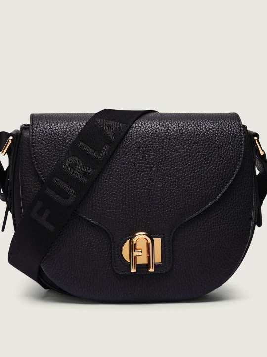 Zdjęcie produktu Furla Skórzana listonoszka FURLA LOTUS czarny