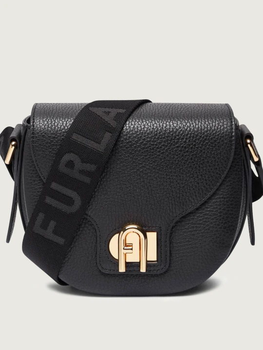 Zdjęcie produktu Furla Skórzana listonoszka FURLA LOTUS MINI czarny