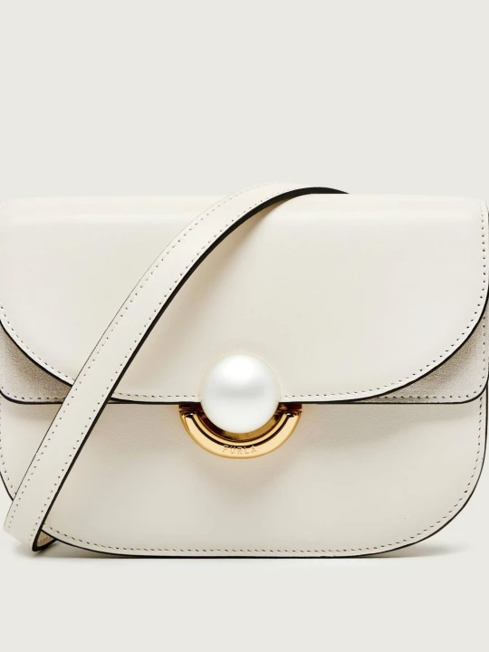 Zdjęcie produktu Furla Skórzana listonoszka / kopertówka FURLA SFERA MINI ecru