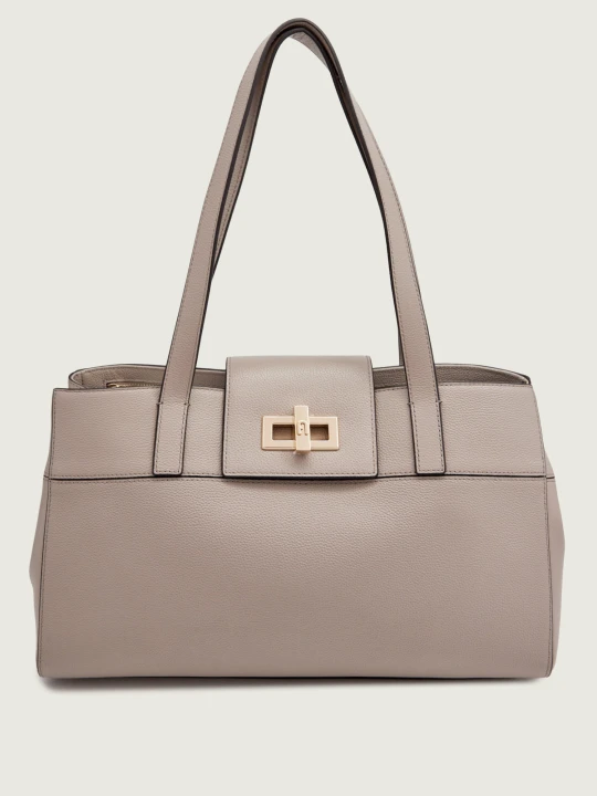 Zdjęcie produktu Furla Skórzana shopperka Furla Amelia szary