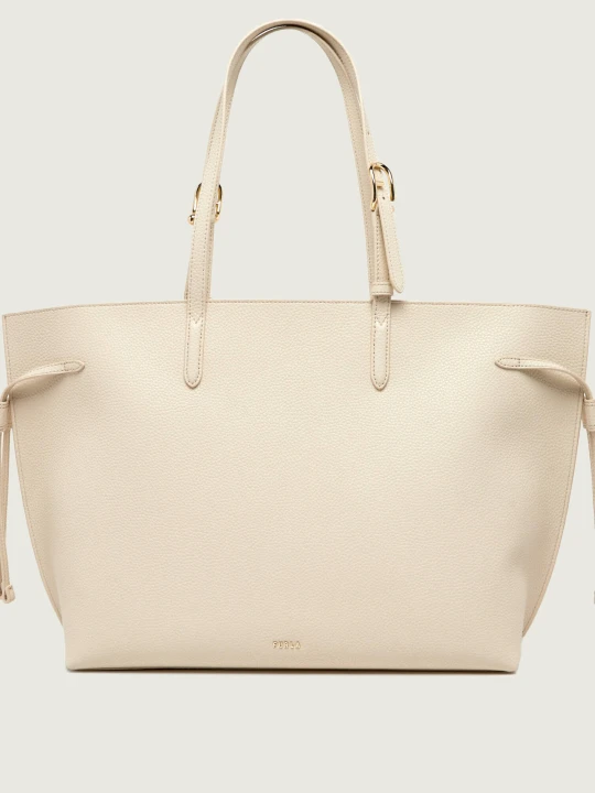 Zdjęcie produktu Furla Skórzana shopperka FURLA AVA L ecru
