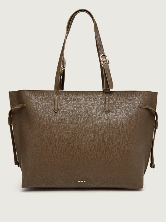 Zdjęcie produktu Furla Skórzana shopperka Furla Ava L brązowy