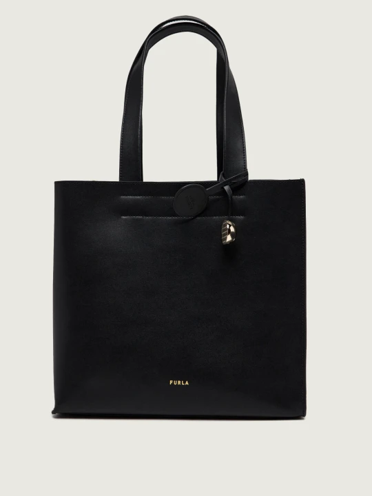 Zdjęcie produktu Furla Skórzana shopperka FURLA DIVIDE IT M czarny
