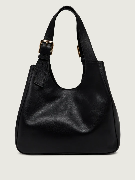 Zdjęcie produktu Furla Skórzana shopperka Furla Dora M czarny