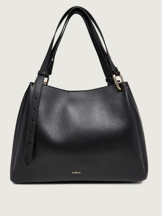 Zdjęcie produktu Furla Skórzana shopperka FURLA NUVOLA L czarny